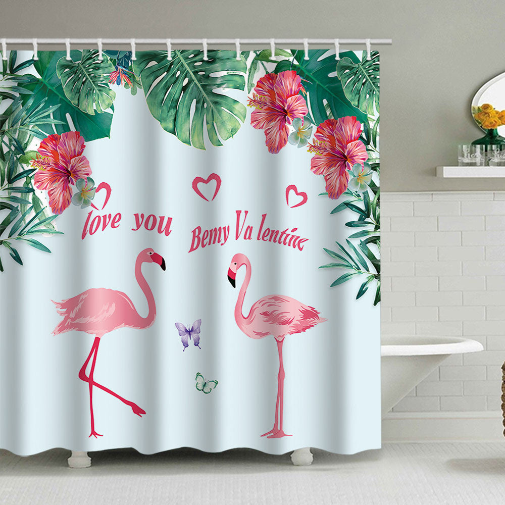Tropical Paradise Shower Curtain Bowlift