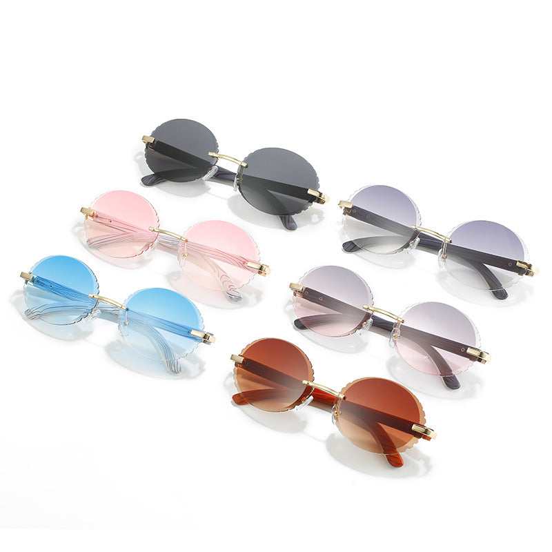 Round Frame Fashion Sunglasses Bowlift