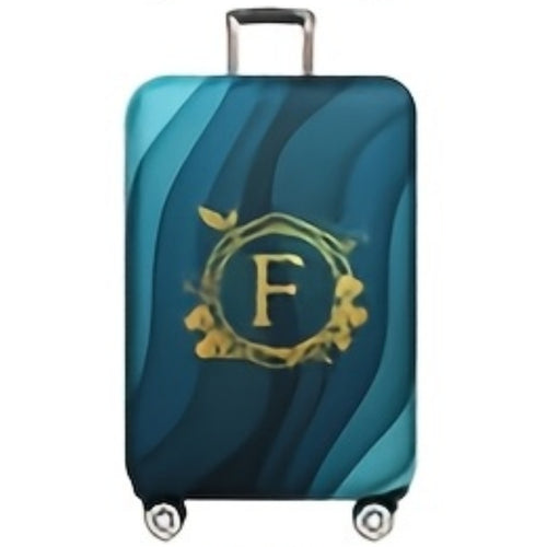 Women's Hard Shell Suitcase with Modern Wave Pattern Bowlift