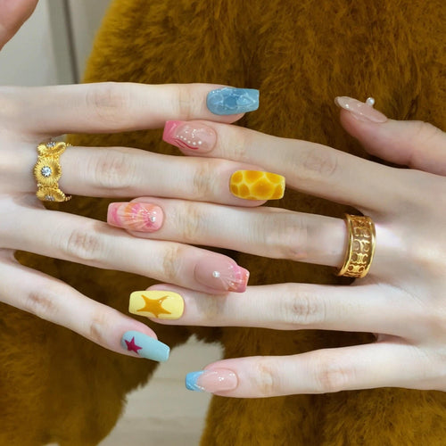 Creative Art Nails with Colorful Designs Bowlift