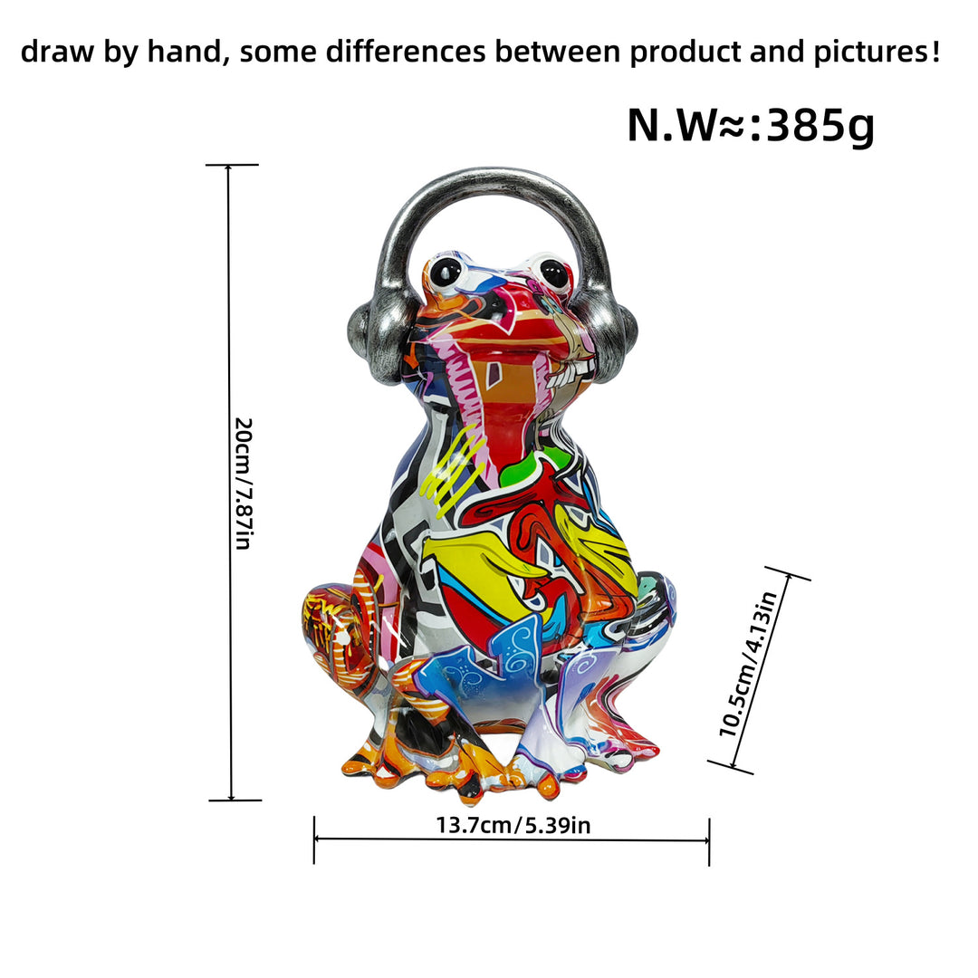 Musical Frog Sculpture Bowlift