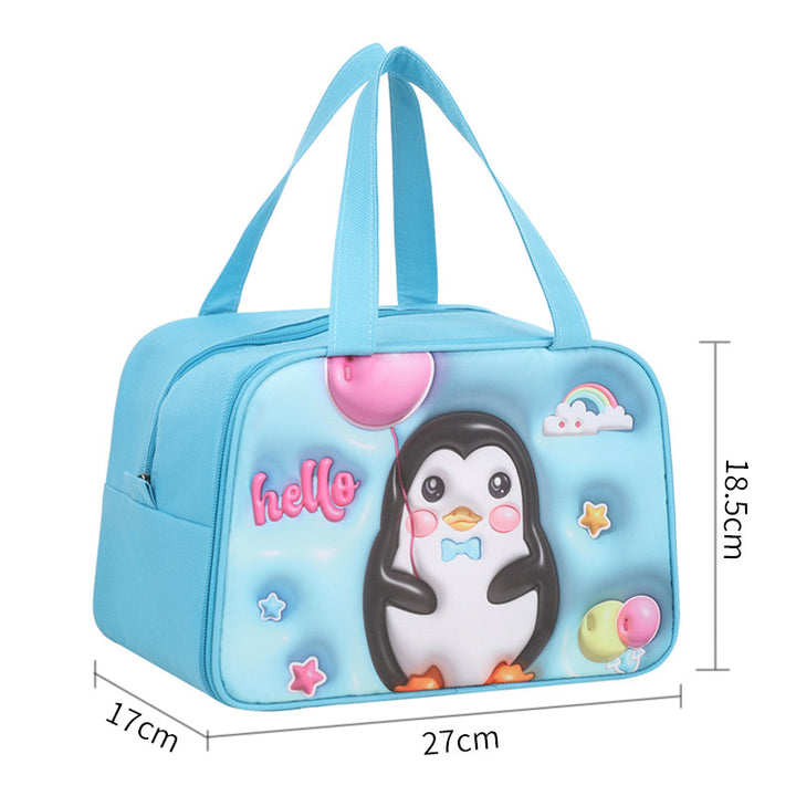 Refrigerator bag with funny penguin design Bowlift