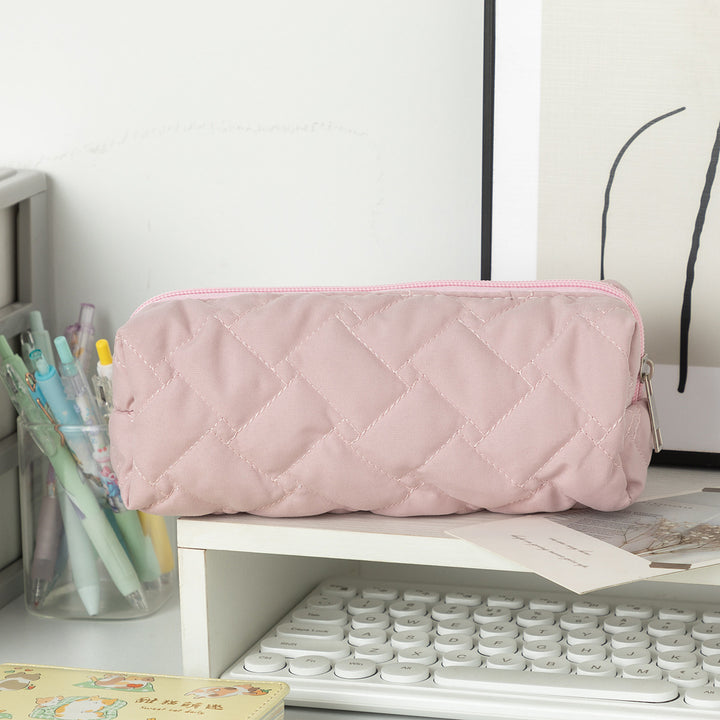 Quilted Textured Pencil Case Bowlift