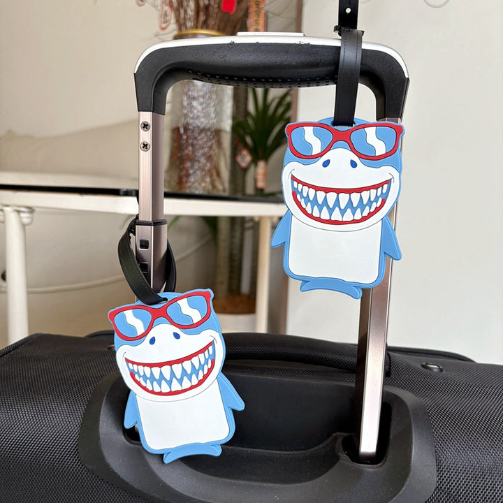 Shark Character Luggage Tag Bowlift