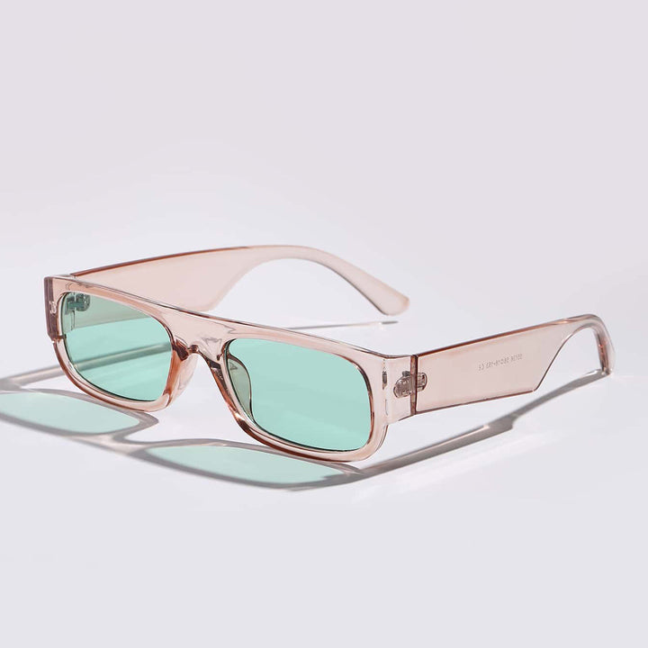 Women's stylish vintage sunglasses with transparent frame and lightly tinted lenses Bowlift