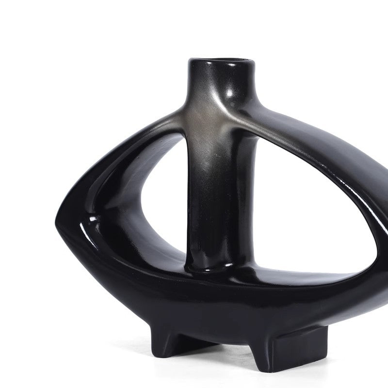 Modern Abstract Ceramic Sculpture