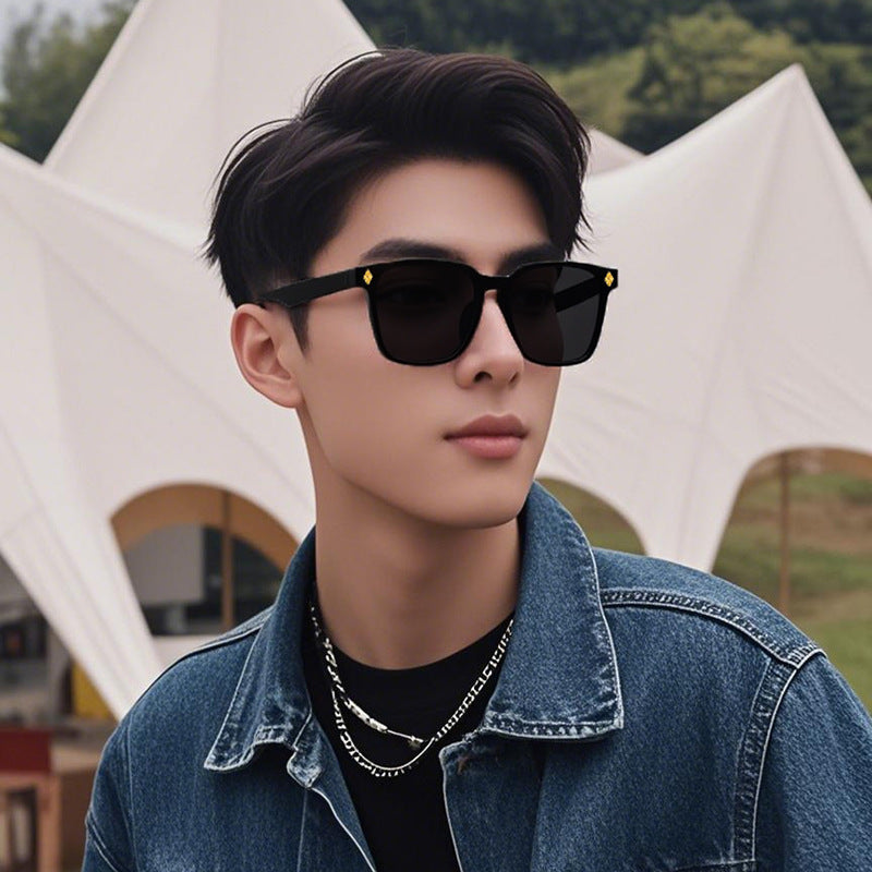 Men's Modern Square Frame Sunglasses Bowlift