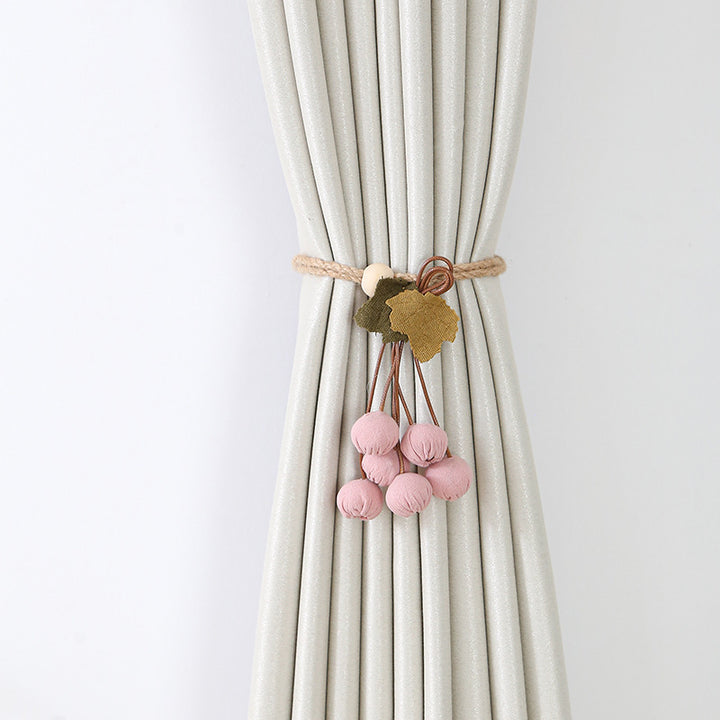 Decorative curtain tieback Bowlift