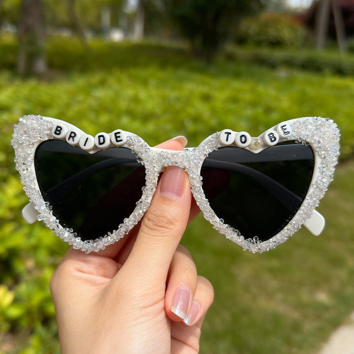 Heart-Shaped Celebration Sunglasses Bowlift