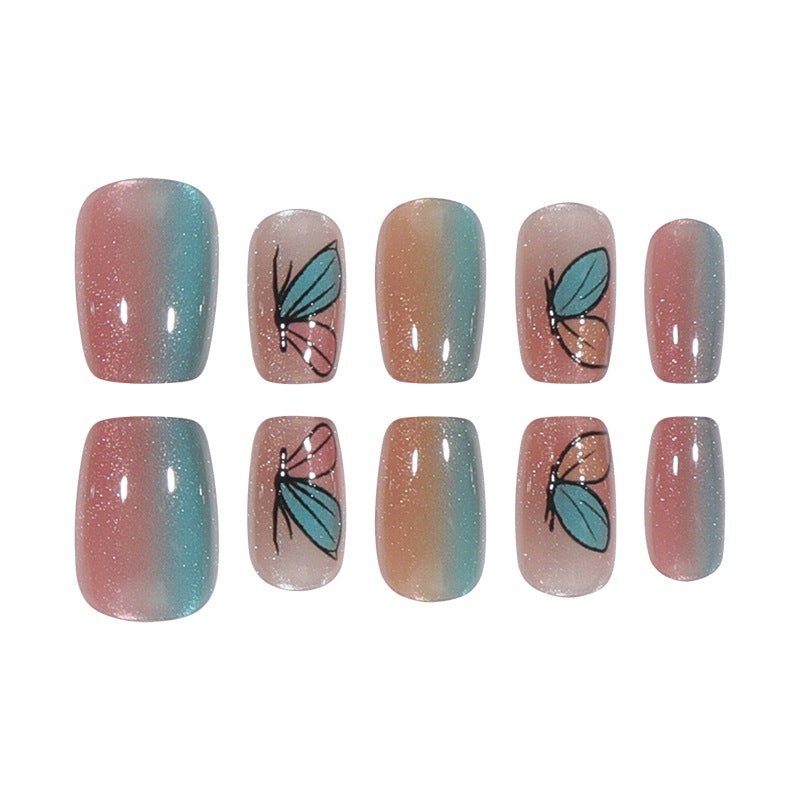 Floral-Inspired Press-On Nail Set Bowlift
