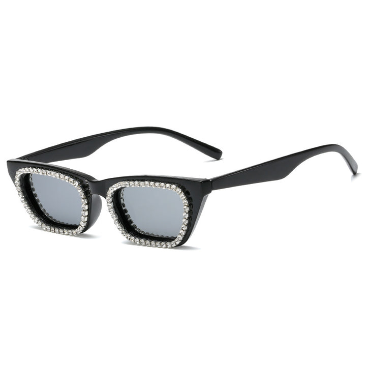 Women's sunglasses with glamorous rhinestone frame Bowlift