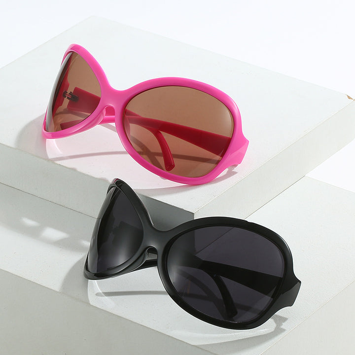 Stylish Oversized Shield Sunglasses Bowlift 1787812453