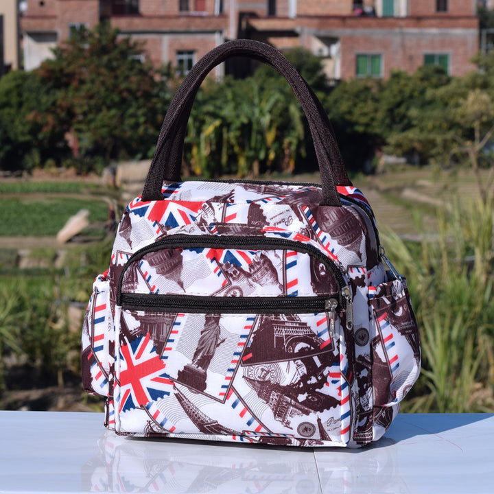 Cat Pattern Insulated Lunch Tote Bowlift
