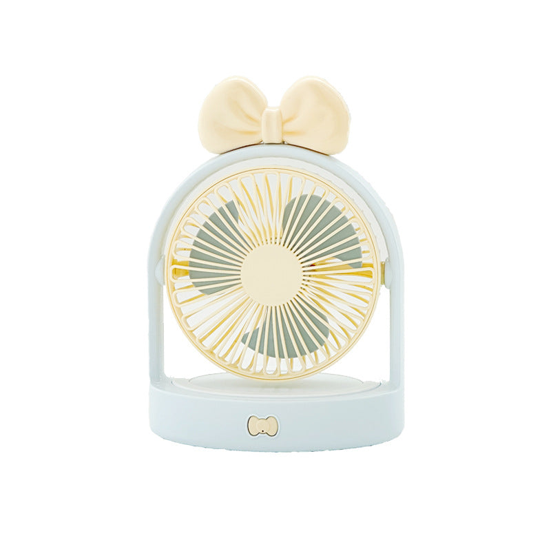 Unisex Portable Mini Fan in Elegant Flower Design Bowlift