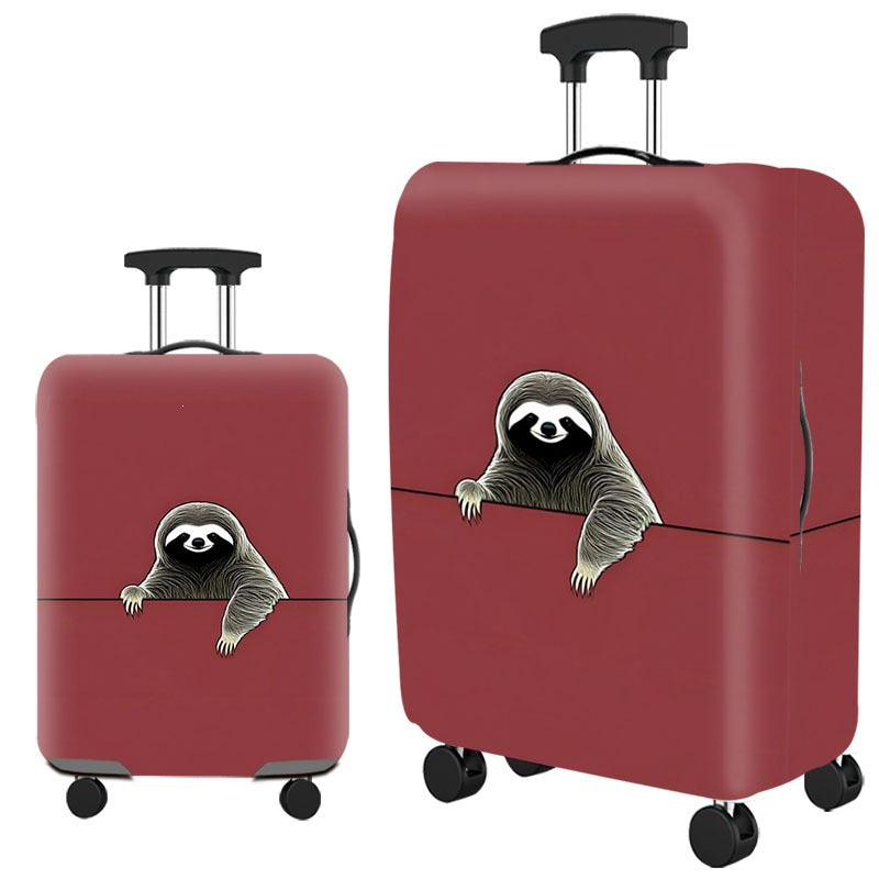 Artistic Cat-Themed Hard Shell Suitcase Bowlift