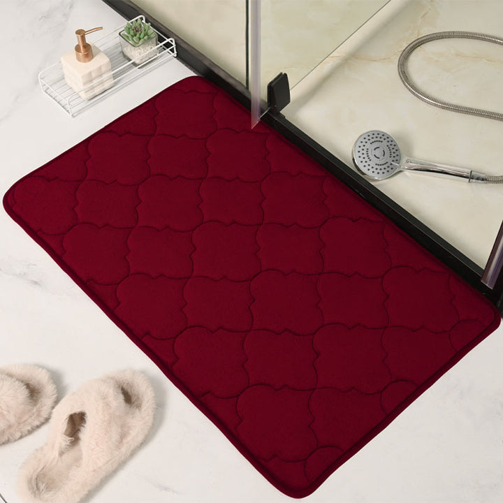 Quilted Plush Shower Mat