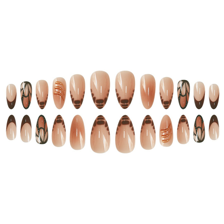 Designer Artistic Press-On Nail Extensions Bowlift