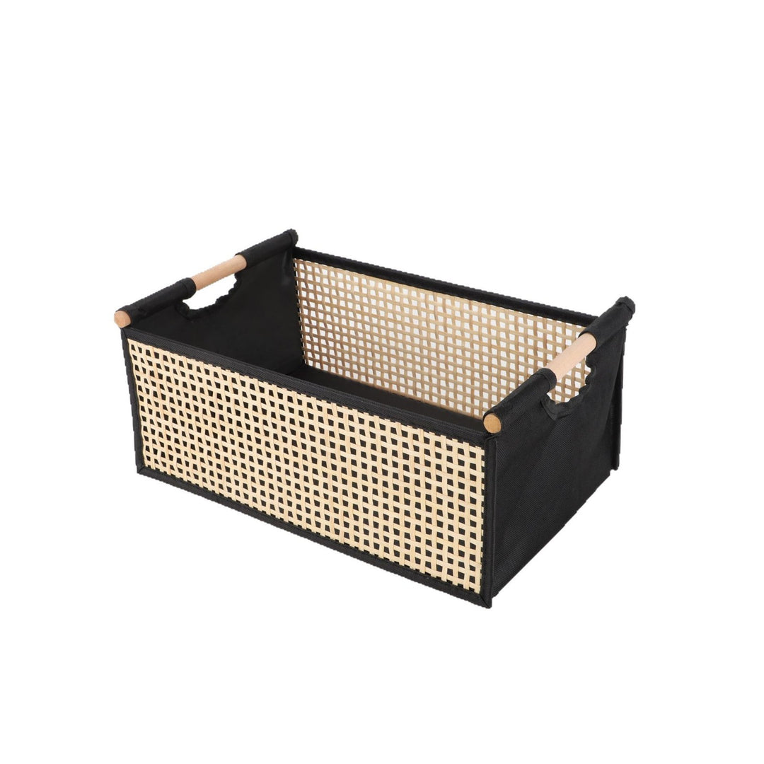 Modern storage container with rattan look Bowlift