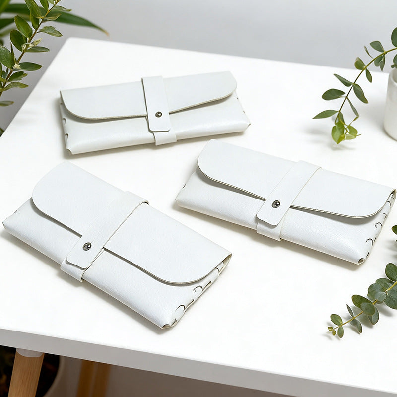 Elegant Faux Leather Clutch Bag Bowlift