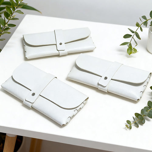 Elegant Faux Leather Clutch Bag Bowlift
