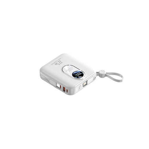 Portable Mini Powerbank with Fast Induction Charging Function and Smart LED Display Bowlift