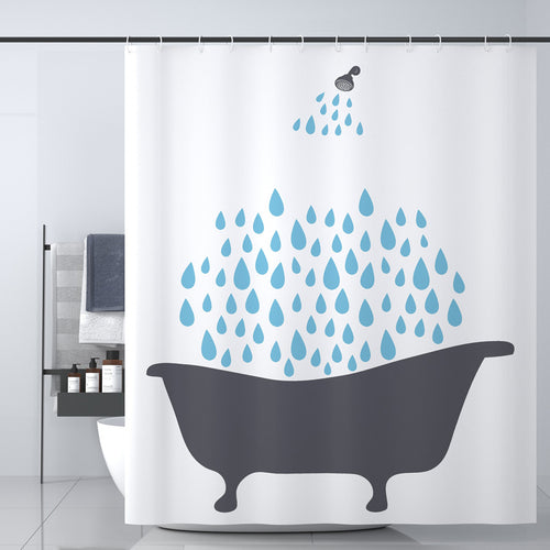 Artistic Shower Curtain Bowlift