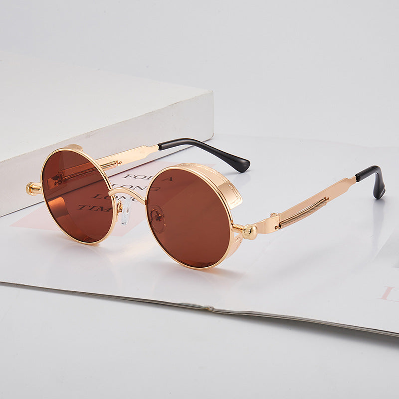 Women's retro-inspired round sunglasses with special lenses Bowlift