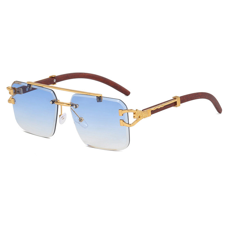 Women's fashionable glasses with innovative frame and luxurious wood detail Bowlift