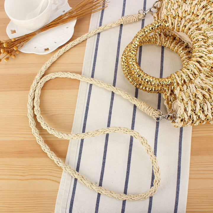 Handbag with Sophisticated Braiding Bowlift