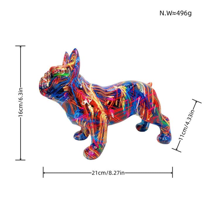 Artistic Bulldog Sculpture Bowlift