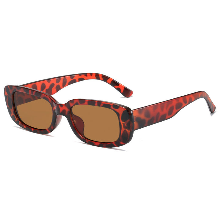 Women's fashionable rectangular sunglasses with adjustable nose pads Bowlift