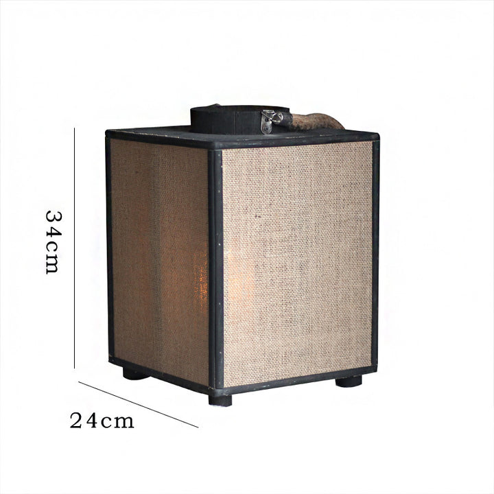 Rustic Table Lamp Bowlift