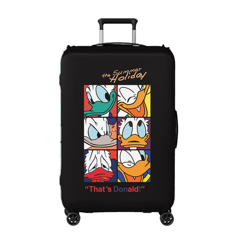Women's hard shell suitcase with exciting travel motif Bowlift