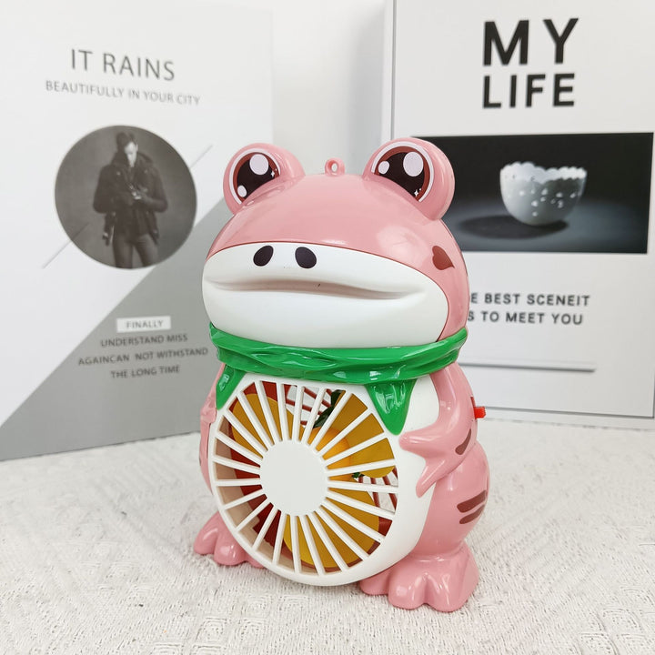Unisex Portable Frog Fan Bowlift