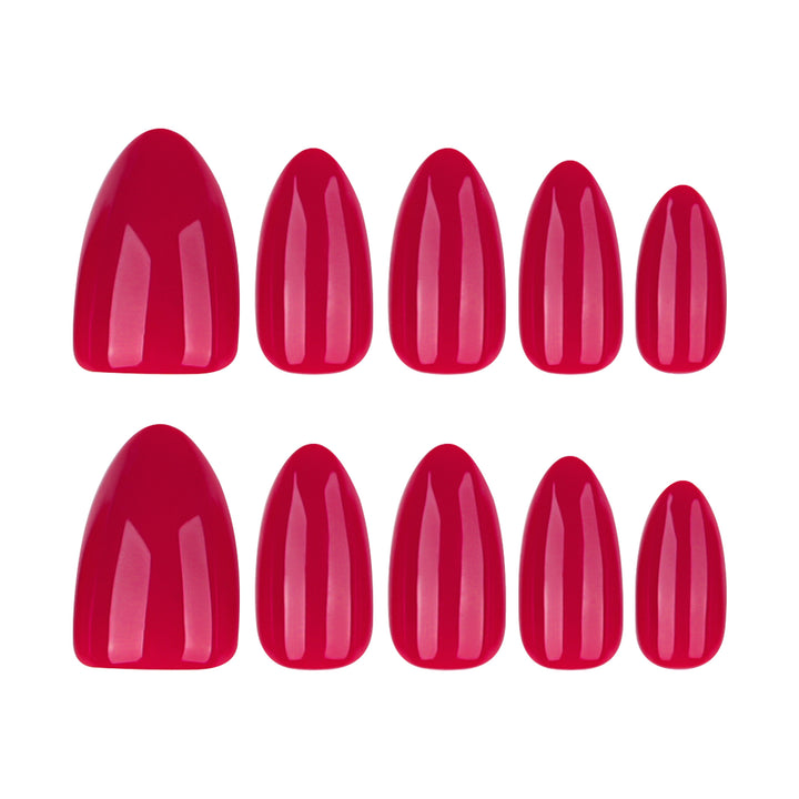 Artificial press-on nails in an elegant oval design Bowlift
