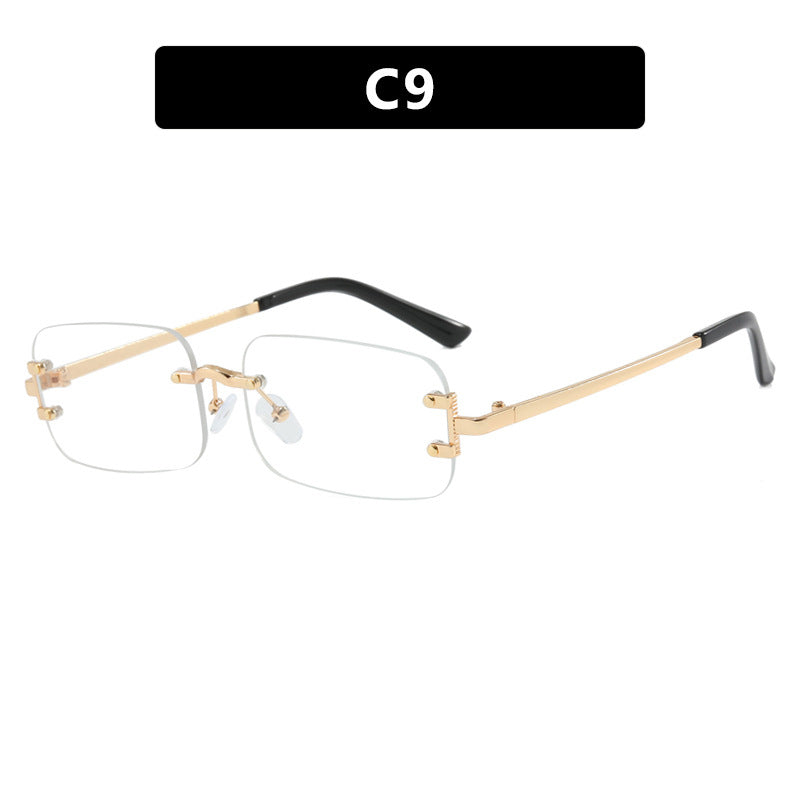 Ladies square sunglasses with high-quality metal frame Bowlift