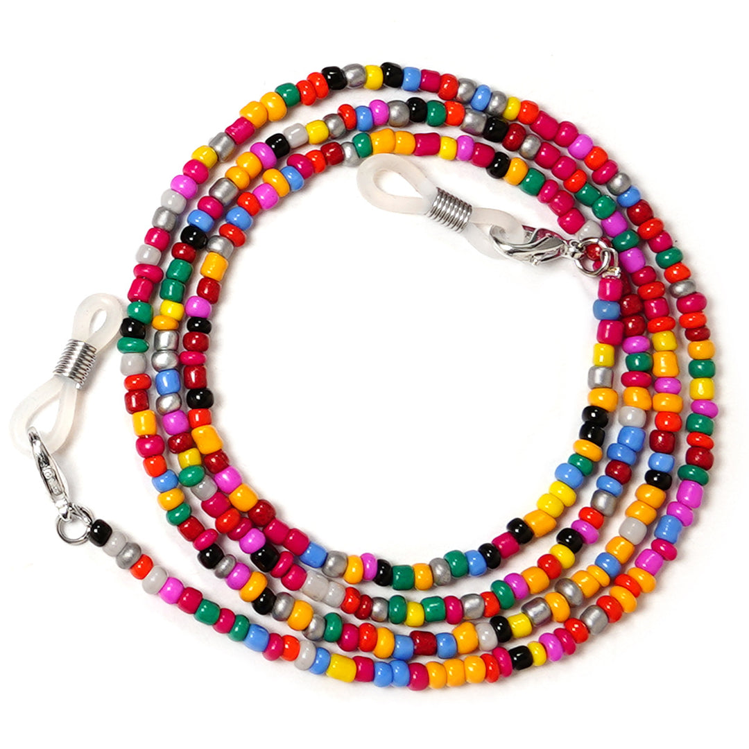 Multi-Pattern Beaded Eyewear Strap Bowlift
