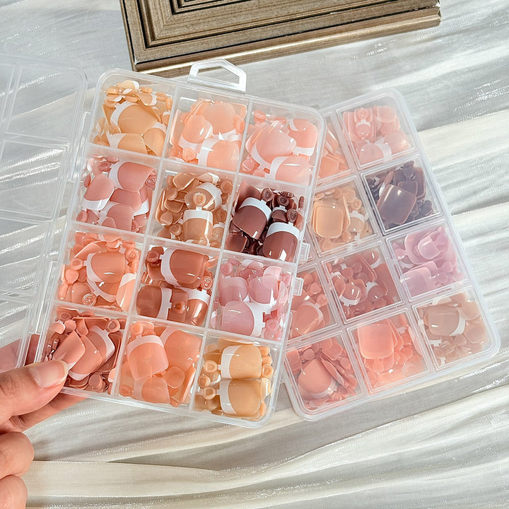 Assorted Soft Gel Nail Tips Collection Bowlift