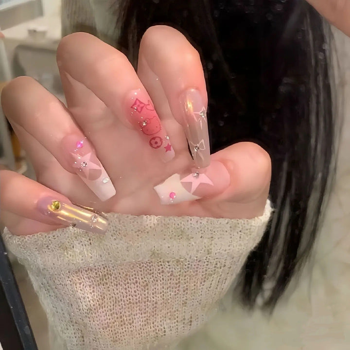 Playful Themed Press-On Nail Collection Bowlift