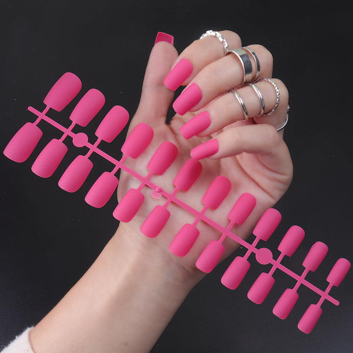 Matte Finish Press-On Nail Set Bowlift
