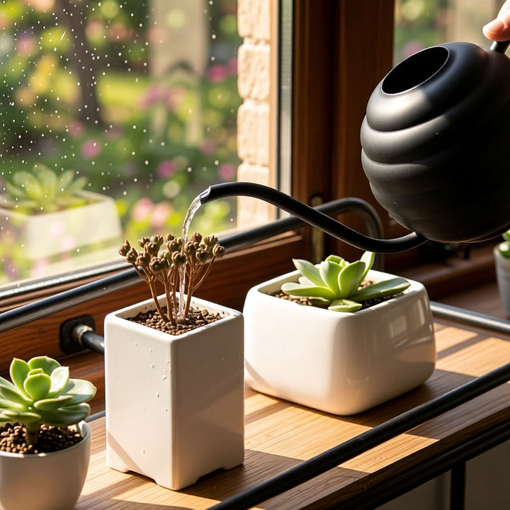 Artisanal Stainless Steel Watering Can