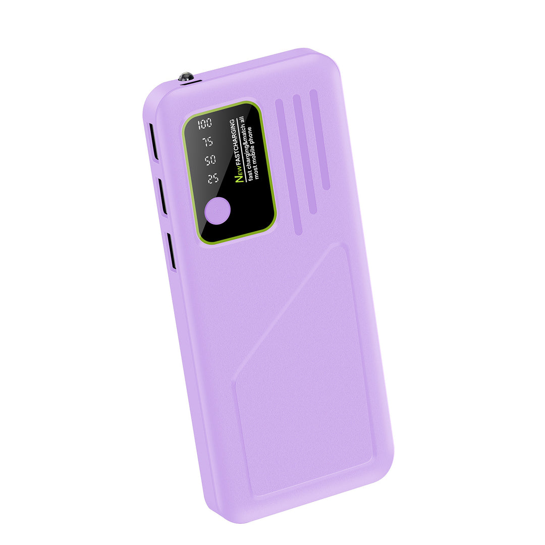 Portable power bank with digital charging display and intelligent fast charging Bowlift