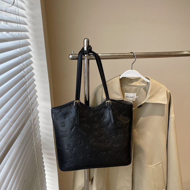 Textured Design Everyday Tote Bag Bowlift