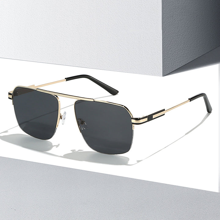 Men's Geometric Shield Sunglasses Bowlift