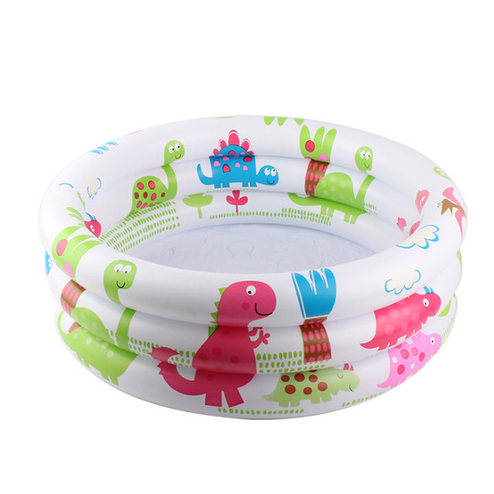 Ladies inflatable paddling pool with colorful sea design Bowlift