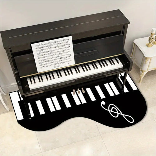 Piano-Themed Area Rug