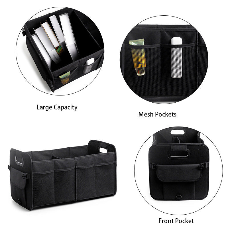 Organizer storage basket with side compartments Bowlift