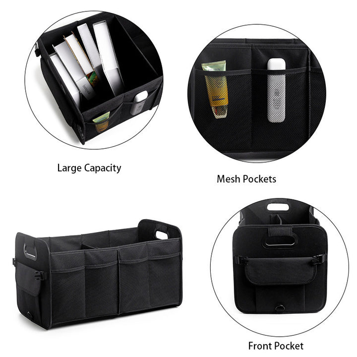 Organizer storage basket with side compartments Bowlift