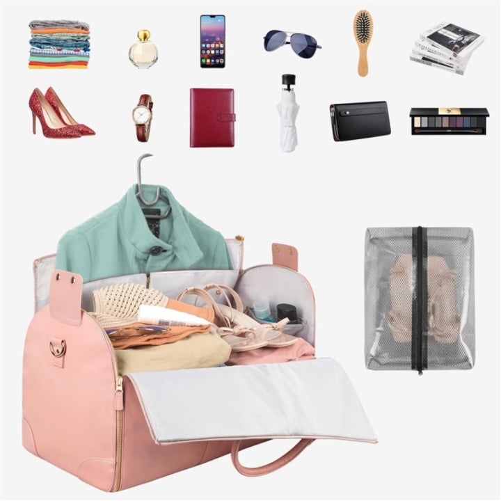 Elegant Travel Bag with Versatile Compartments Bowlift