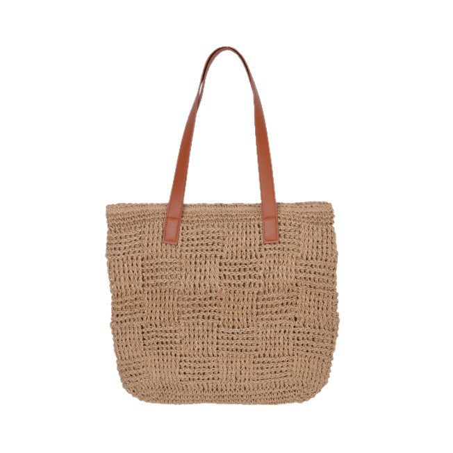 Basket bag with sturdy leather handles Bowlift